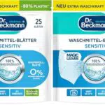 Dr. Beckmann Waschmittel-Blätter Universal | Vordosierte, wasserlösliche Blätter
