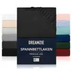 Dreamzie Spannbettlaken mit Gummizug - Hochwertige Mikrofaser, schadstoffgeprüft