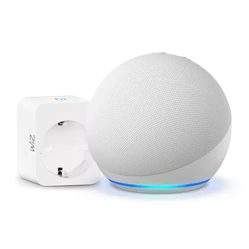 Amazon Echo Dot 5. Generation mit WiZ Smart Plug – Smart Home Einsteigerpaket