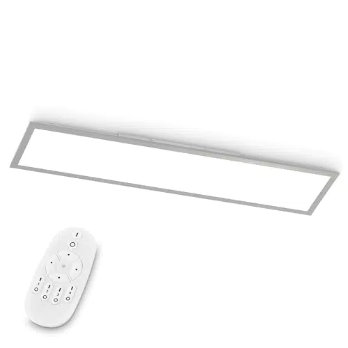 EGLO Bottazzo LED Deckenlampe mit Fernbedienung, dimmbar, 3200 Lumen, flach 100x25 cm