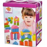 Eichhorn 100088011 Holzbausteine in Aufbewahrungsbox, FSC-zertifiziertes Spielzeug für Kinder