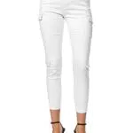 Elara Damen Slim Fit Denim Cargo Hose Modell Chunkyrayan 753-3A