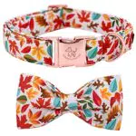 Elegant little tail Hundehalsband mit Schleife – Verstellbares, weiches Design für große Hunde