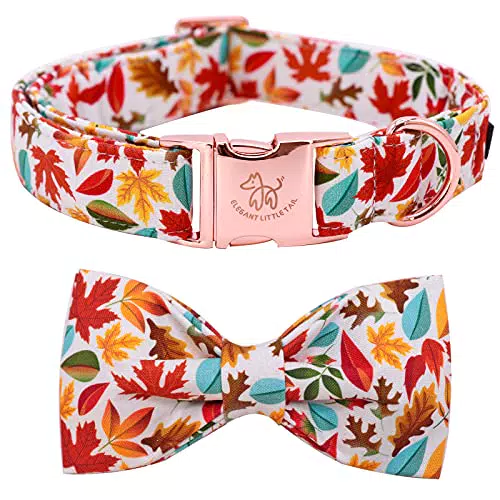 Elegant little tail Hundehalsband mit Schleife – Verstellbares, weiches Design für große Hunde
