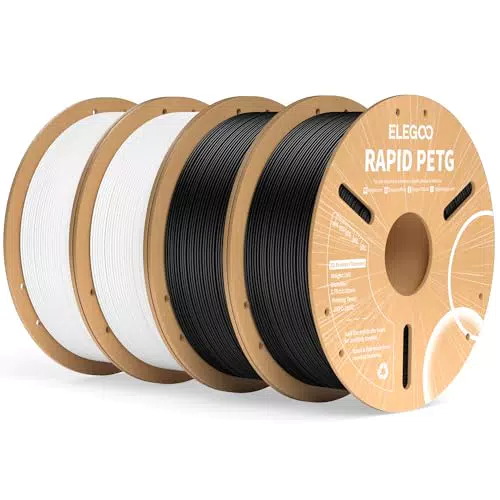 ELEGOO Rapid PETG Filament 1.75mm für 3D Drucker - Hochgeschwindigkeit und Maßgenauigkeit