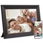 Frameo Digitaler Bilderrahmen WLAN 10,1 mit Touchscreen, 32GB, HD, Foto & Video Sharing