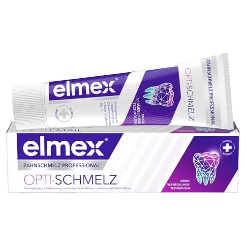 Elmex Opti-Schmelz Zahnpasta zur Versiegelung und Stärkung der Zähne