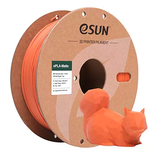 eSUN Matte PLA 3D Drucker Filament 1.75mm Maßgenauigkeit +/- 0.05mm