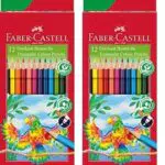 Faber-Castell 116512 Buntstifte Dreikantform im Kartonetui