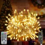 FairyGlim Weihnachtslichterkette mit Fernbedienung - Wasserdicht für Outdoor Deko