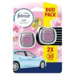 Febreze Auto Lufterfrischer Vanille, Starterset, Auto Duft gegen Gerüche