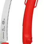 FELCO 630 Gebogene Astsäge mit Zugschneide und Etui, Sägeblatt 33 cm
