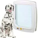 Ferplast Hundeklappe SWING 11 - 4-Wege Haustiertür für Hunde und Katzen