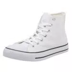 Fitters Damen Canvas Leinenschuh mit vulkanisierter Sohle – Textilschuh