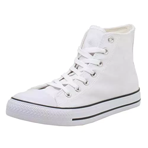 Fitters Damen Canvas Leinenschuh mit vulkanisierter Sohle – Textilschuh