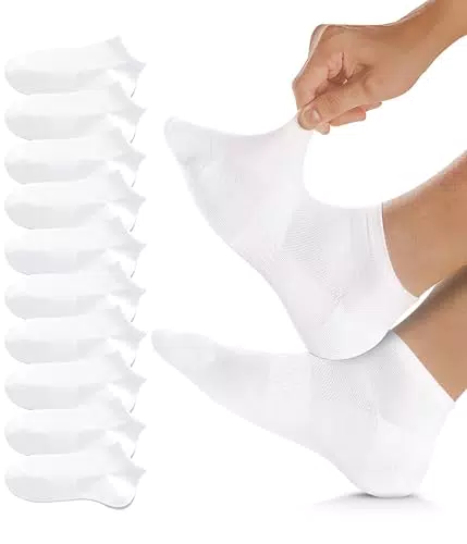 FORVEVO Sneaker Socken Damen – Atmungsaktive Baumwolle für Sport und Freizeit