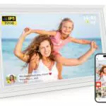 Frameo Digitaler Bilderrahmen 10,1 Zoll mit Touchscreen und 32GB Speicher