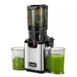 Fretta Slow Juicer, Edelstahl Entsafter für Gemüse und Obst, 250W, BPA-frei