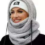 Fuakesor Plüsch Sturmhaube Mütze Winter Thermo Skimaske Balaclava für Herren Damen