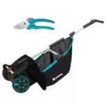Gardena Laub- und Rasensammler 3565-88 mit rotierendem Bürstensystem und Fangsack