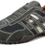 Geox Herren Uomo Snake L Sneakers, Lt Grey Anthracite