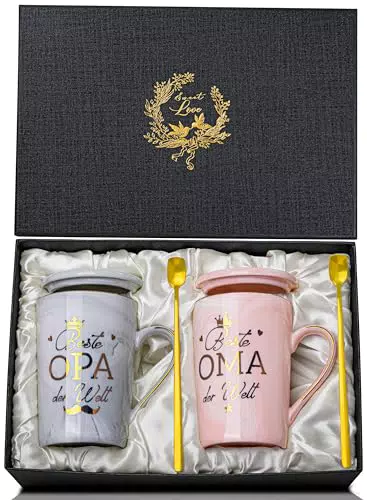 Mama und Papa Geschenkset – Beste Mama Papa Tasse für besondere Anlässe
