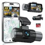 GKU 3-Kanal-Dashcam mit 4K, GPS, 5GHz WiFi und 64GB SD Karte