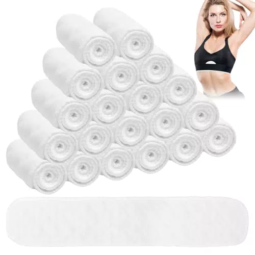 Gohytal BH Schweißeinlage aus Baumwolle – Wiederverwendbarer Schwitzschutz Damen