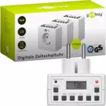 Goobay 55542 Digitale Zeitschaltuhr Innen – Geräuschlos und Programmierbar