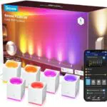 Govee RGBIC LED Wandleuchte – Dimmbar, kompatibel mit Alexa, Musik-Sync