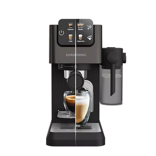 Grundig KSM 5330 Siebträgermaschine mit integriertem Milchbehälter und 15 bar Druck