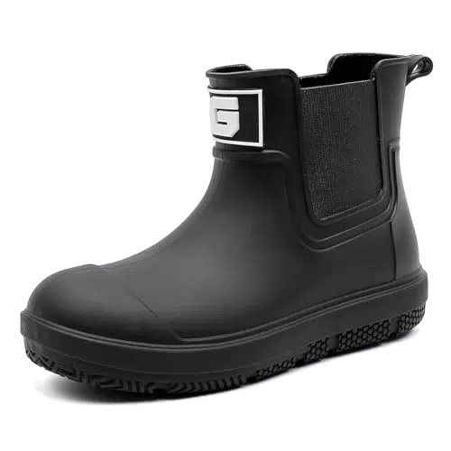 Wasserdichte und atmungsaktive Gummistiefel für Herren und Damen, Anti-Rutsch Chelsea