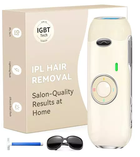 Haarlosy IPL Haarentfernungsgerät - Schmerzfreie Haarentfernung für Damen und Herren