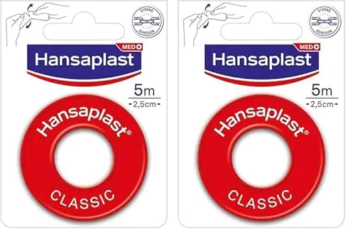 Hansaplast Fixierpflaster Classic - Stark haftendes Tape für Wundverbände