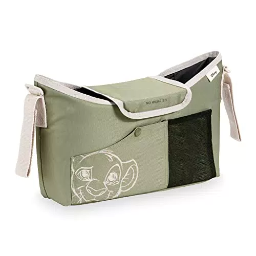 Hauck Kinderwagen Organizer mit Getränkehalter und Reißverschlusstasche