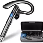 Headset Bluetooth 6.1 mit CVC8.0 Mikrofon und 100 Std. Spielzeit – Kabellos Freisprechgerät für Büro und Autofahren