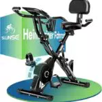 SLUNSE Hometrainer 2025 - Klappbares Ergometer für effektives Kardio-Training