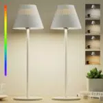 HONEYWELL Sunturalux Kabellose LED Tischlampe, dimmbar und wiederaufladbar