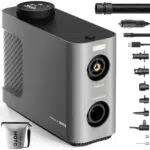 HOTO Elektrische Luftpumpe Master – Kabellose Reifenpumpe für Auto und Fahrrad