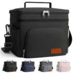 HOTOR Kühltasche – auslaufsichere Lunchtasche mit verstellbarem Schultergurt für Arbeit und Freizeit