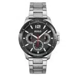 HUGO Herren Quarz Uhr Sport Kollektion Edelstahlarmband Modell 1530195