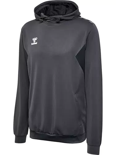 hummel Herren Hmlauthentic Pl Hoodie Sweatshirt, Asphalt