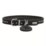 HUNTER Hundehalsband Aalborg Style aus robustem Vollrindleder, Made in Germany