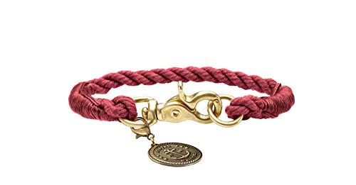 HUNTER List Halsung – Premium Halsband für Hunde aus Tau mit Messing-Karabiner