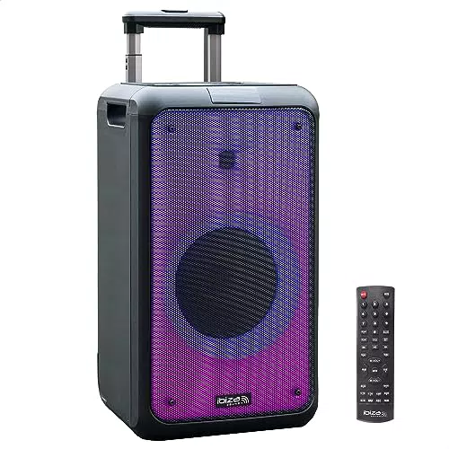 Ibiza Street-Wave Tragbarer 8" Bluetooth Lautsprecher mit TWS-Funkverbindung