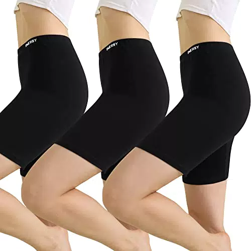 INNERSY Radlerhose Damen – Kurze Leggings aus Baumwolle für angenehmen Tragekomfort