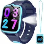 IOWODO Kinder Smartwatch 2025 - 4G LTE, GPS Tracker, Videoanrufe, wasserdicht