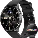 IOWODO Smartwatch 2025 – 1,43 AMOLED, Bluetooth, IP68, 100+ Sportmodi, Pulsanalyse