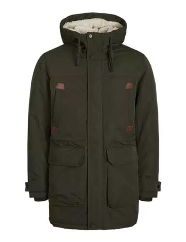 JACK&JONES Herren JJEPOLAR SN Parka – Stilvoller und warmer Wintermantel