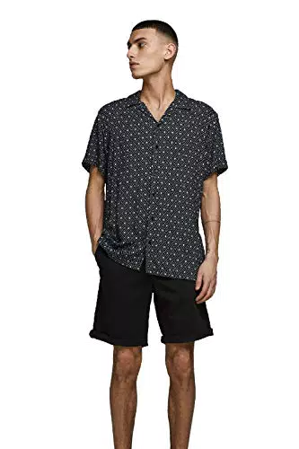 JACK & JONES Herren Jeans Short JJIBOWIE JJSHORTS SOLID Chino - Größe S.